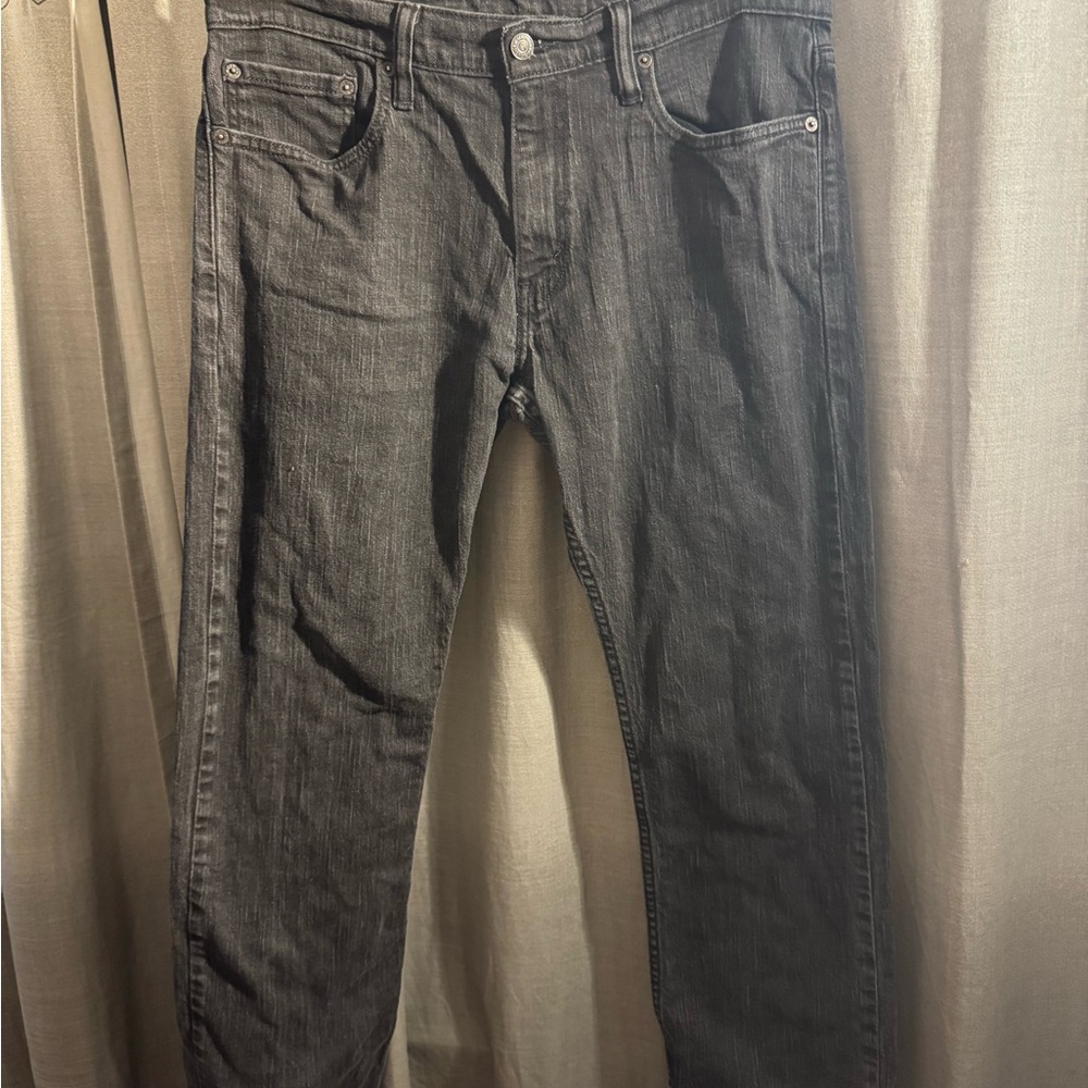 Vintage 1873 Levi's Men’s Charcoal Denim 511 Slim Fit Jeans